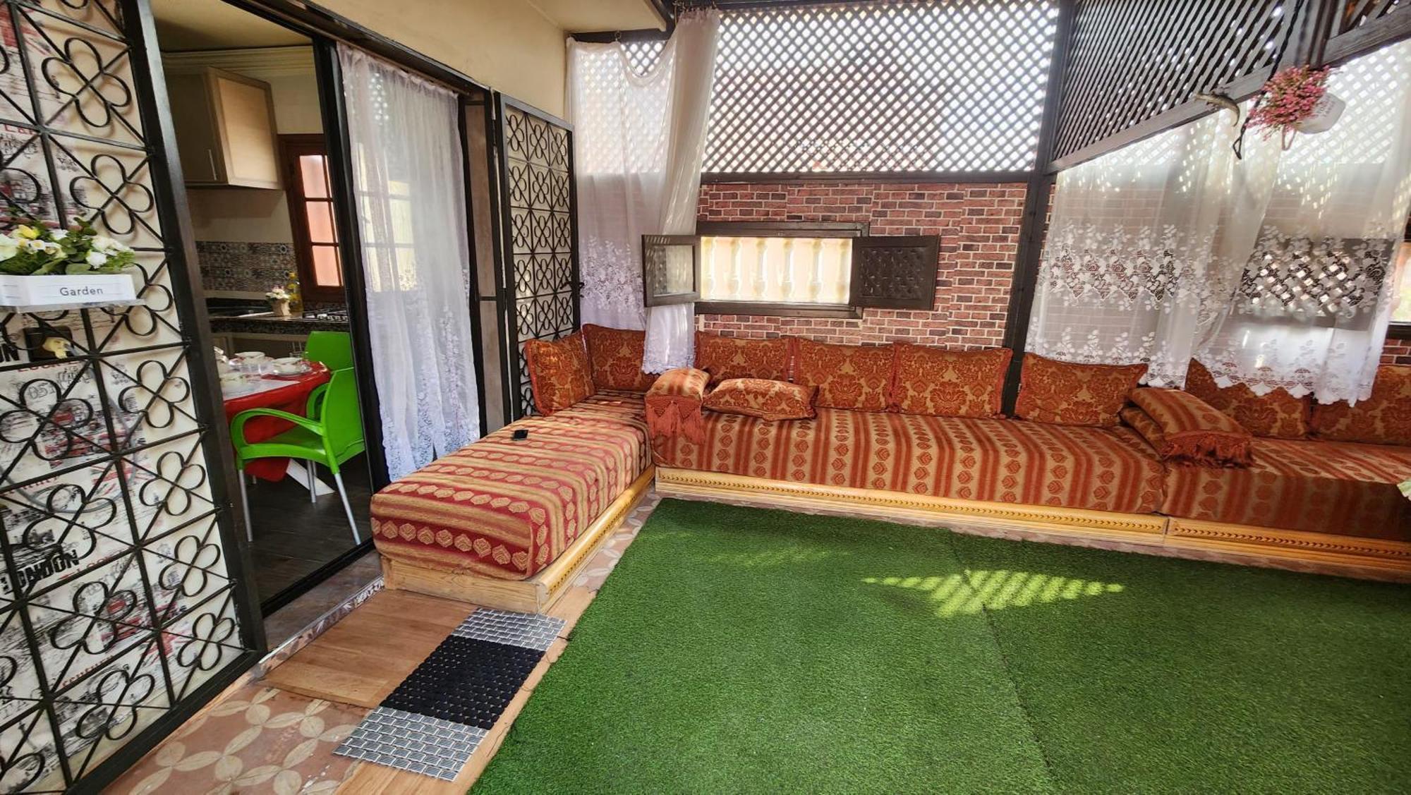 Appartement Riad 5Min A Pied De L'Aeroport Marrakesh Luaran gambar