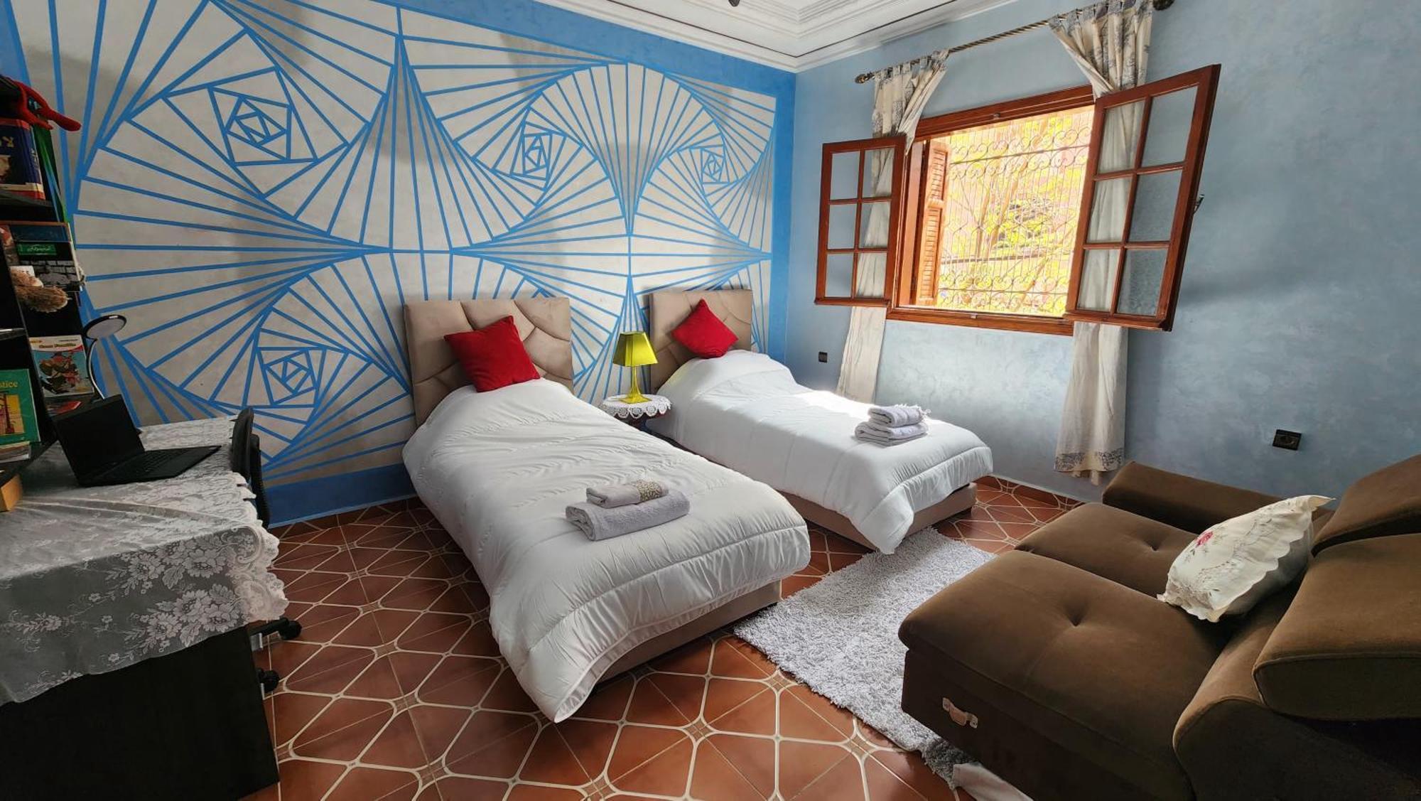 Appartement Riad 5Min A Pied De L'Aeroport Marrakesh Luaran gambar