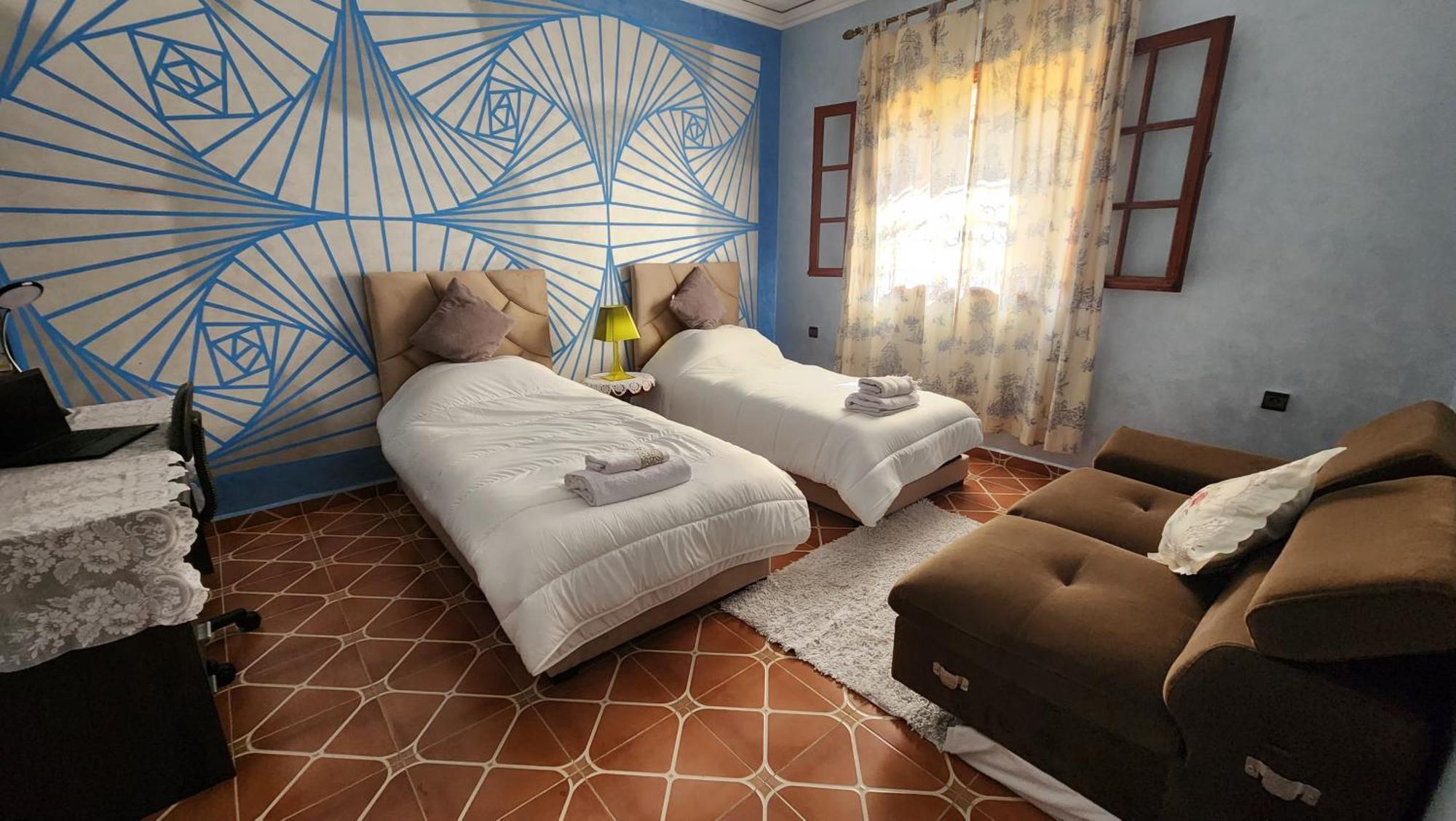 Appartement Riad 5Min A Pied De L'Aeroport Marrakesh Luaran gambar